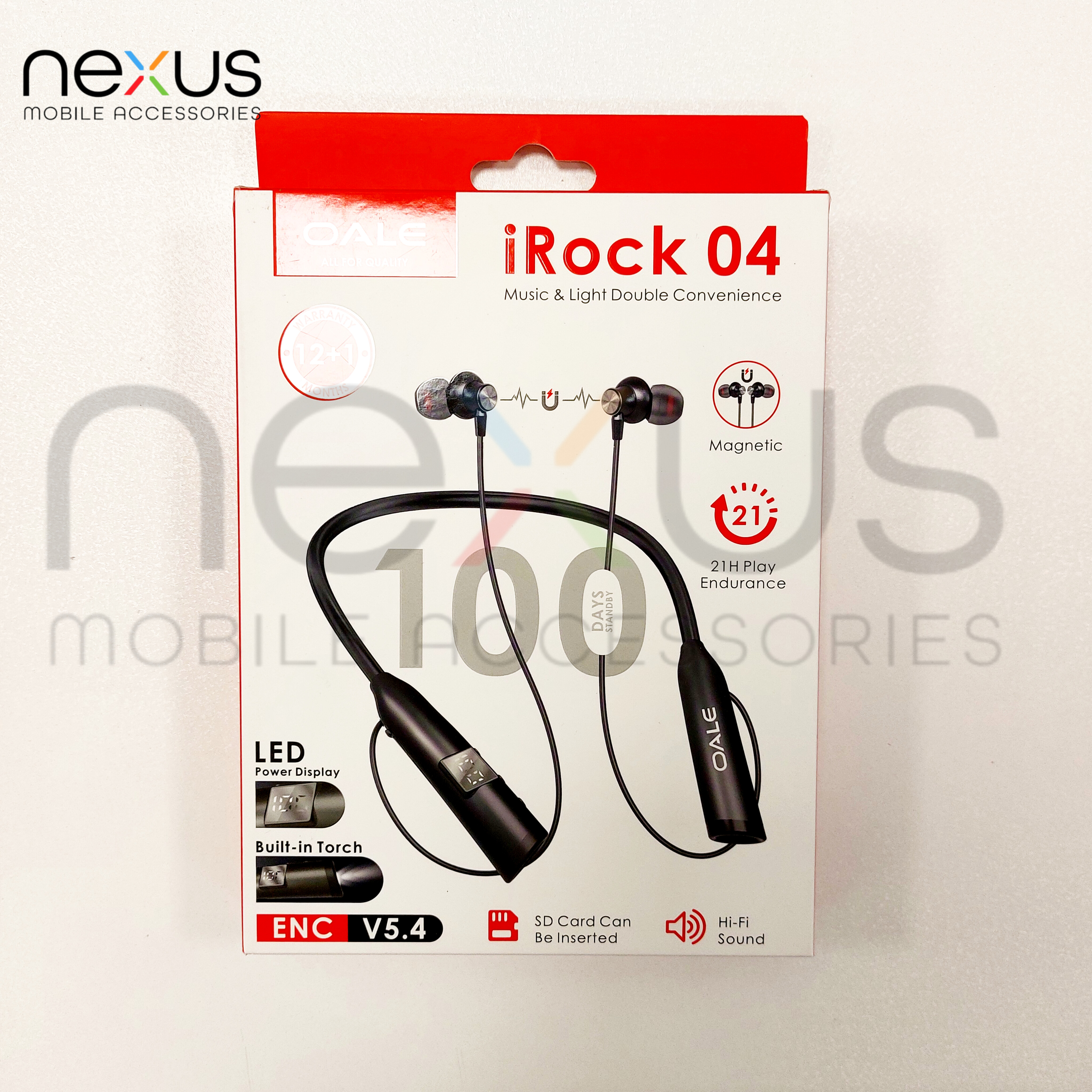 ایرفون گردنی OALE مدل IROCK 04