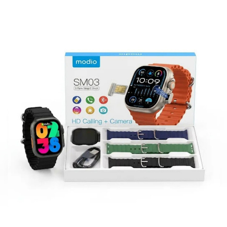 ساعت هوشمند سیمکارت خور مودیو مدل sm03 ultra