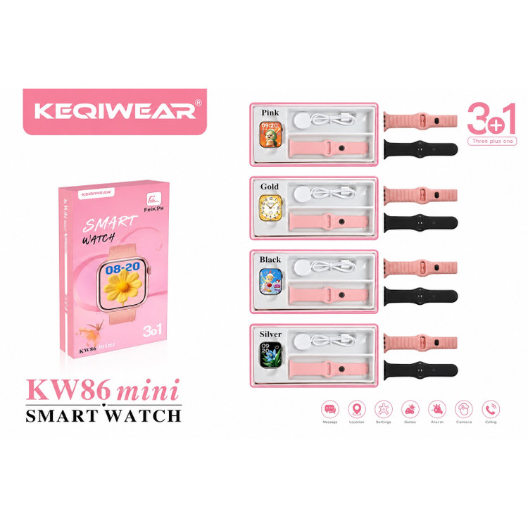 ساعت هوشمند keqiwear مدل Kw 86 mini