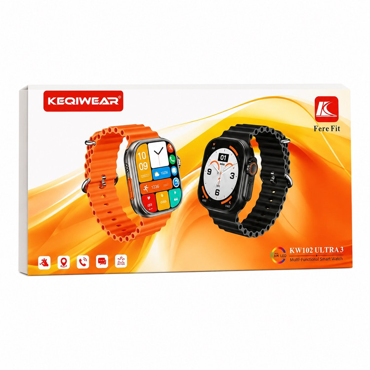 ساعت هوشمند keqiwear مدل Kw 102 ultra3