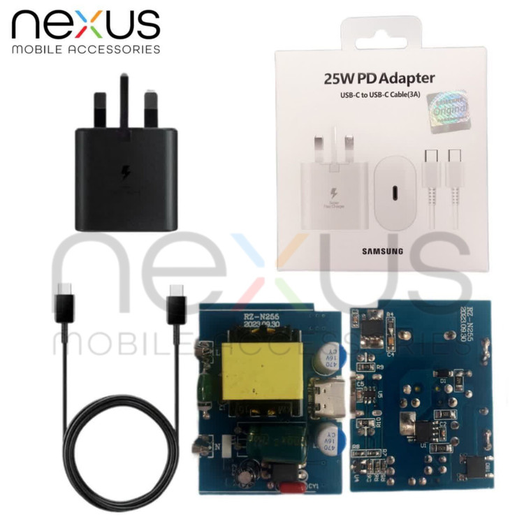 آداپتور 25w همراه با کابل پک امارات