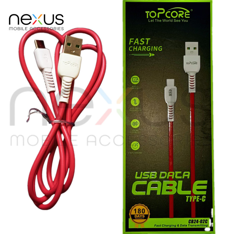 کابل شارژ topcore type c